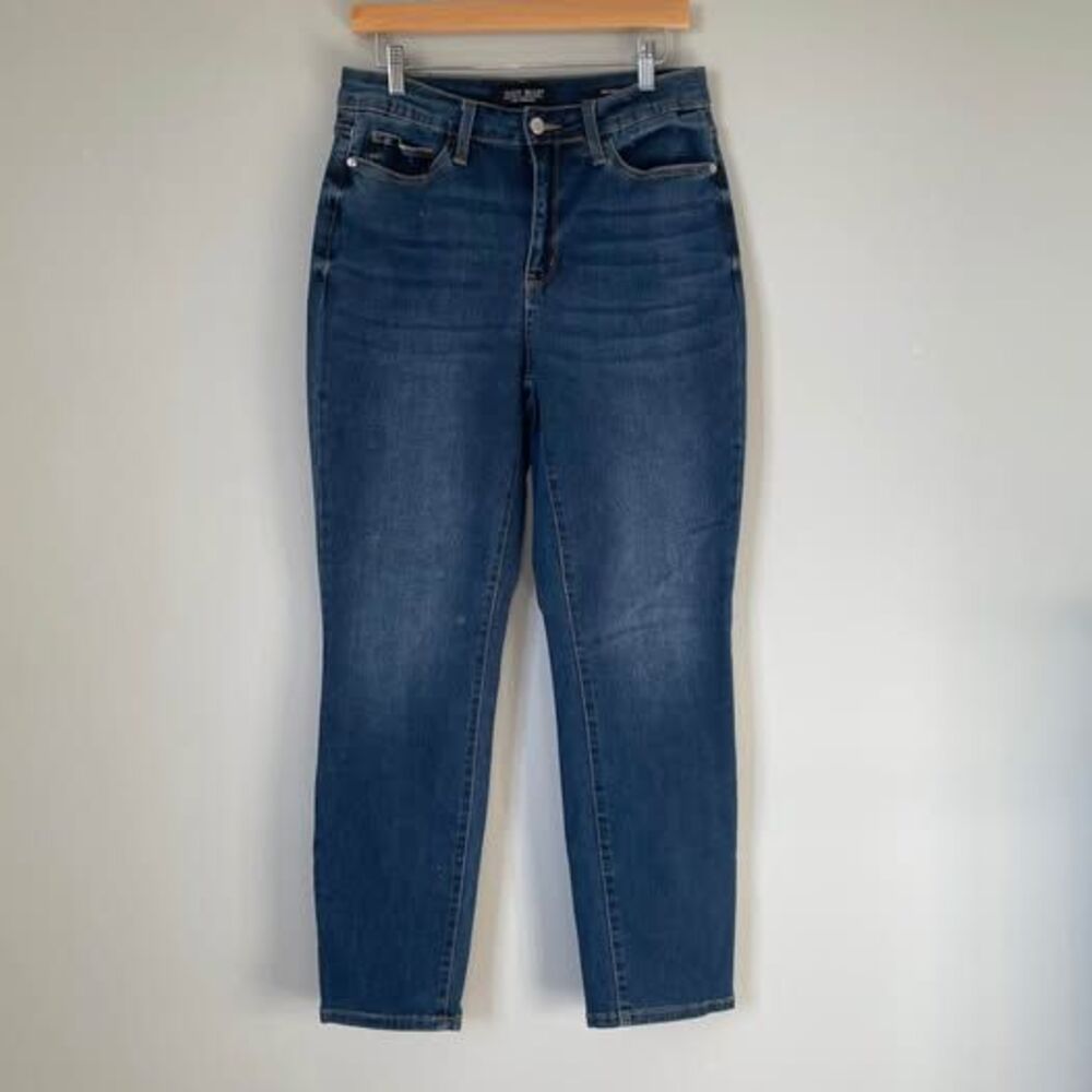 Judy Blue Boyfriend Denim Jeans Blue Cotton Blend Women's Size 9/29